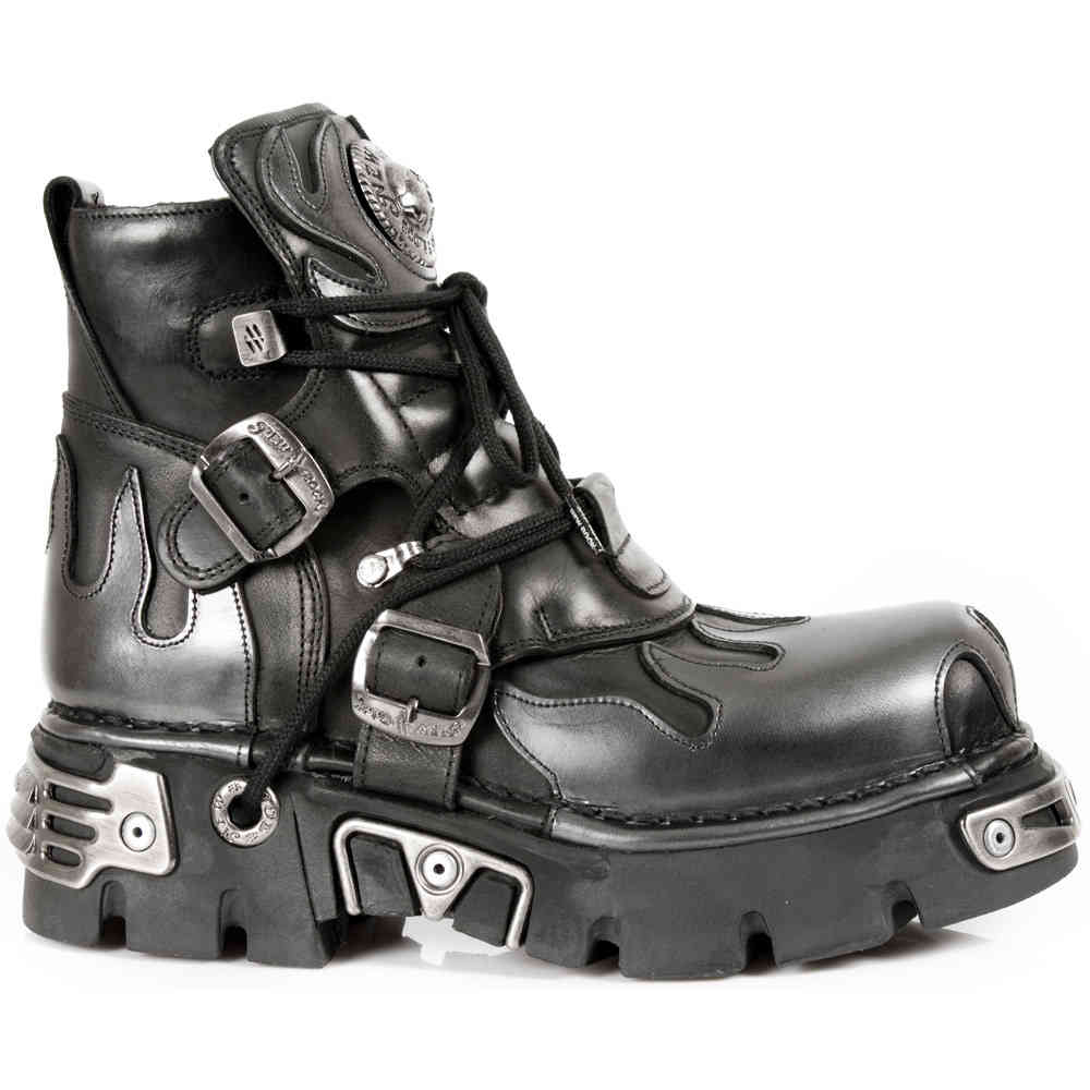 New Rock - M.288-S2 Platform Boots - Black